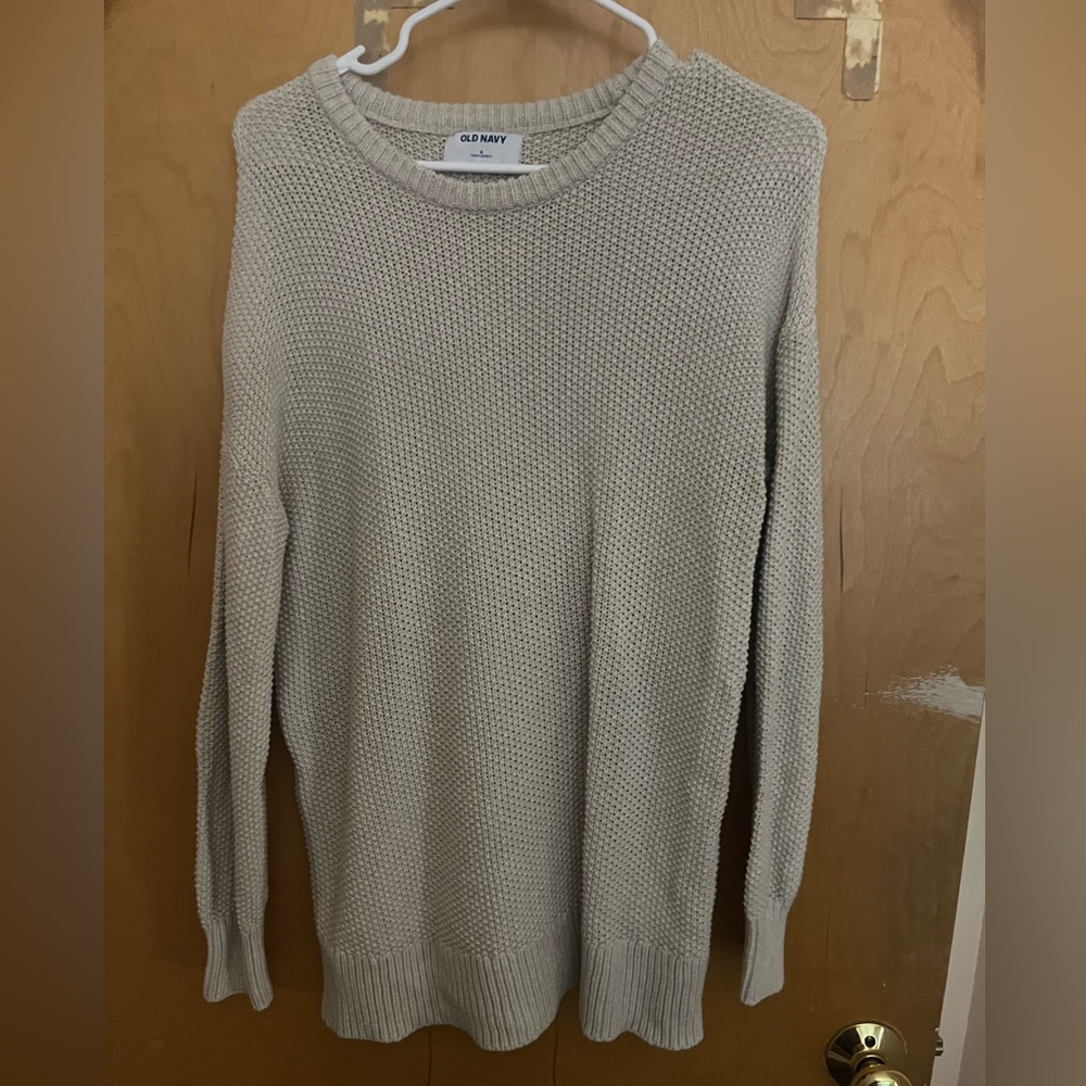 Old Navy Oatmeal Tunic Womens Sweater